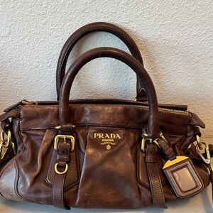 Authentic Prada Vitello Soft leather handbag